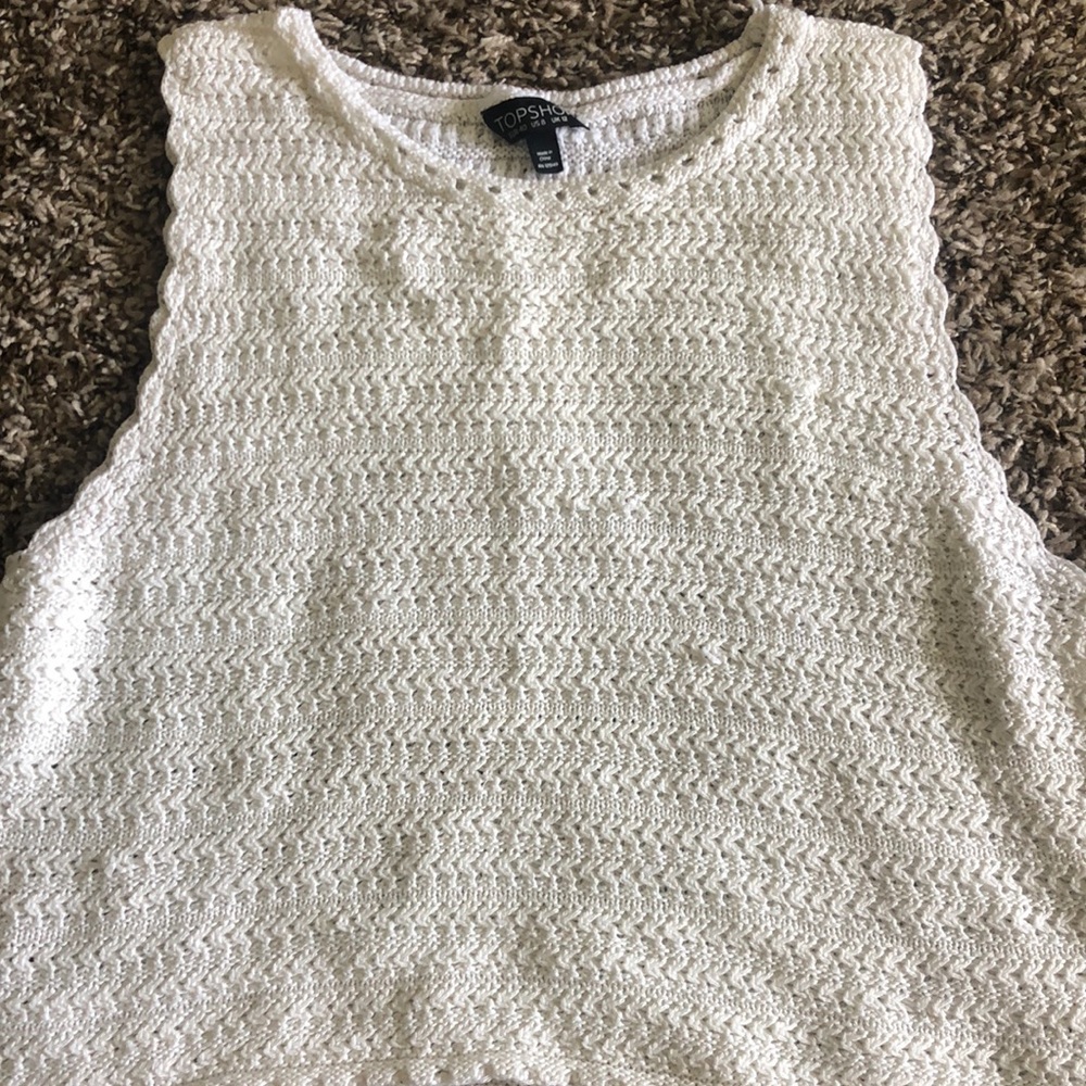 Top Shop Crop Knit Tank